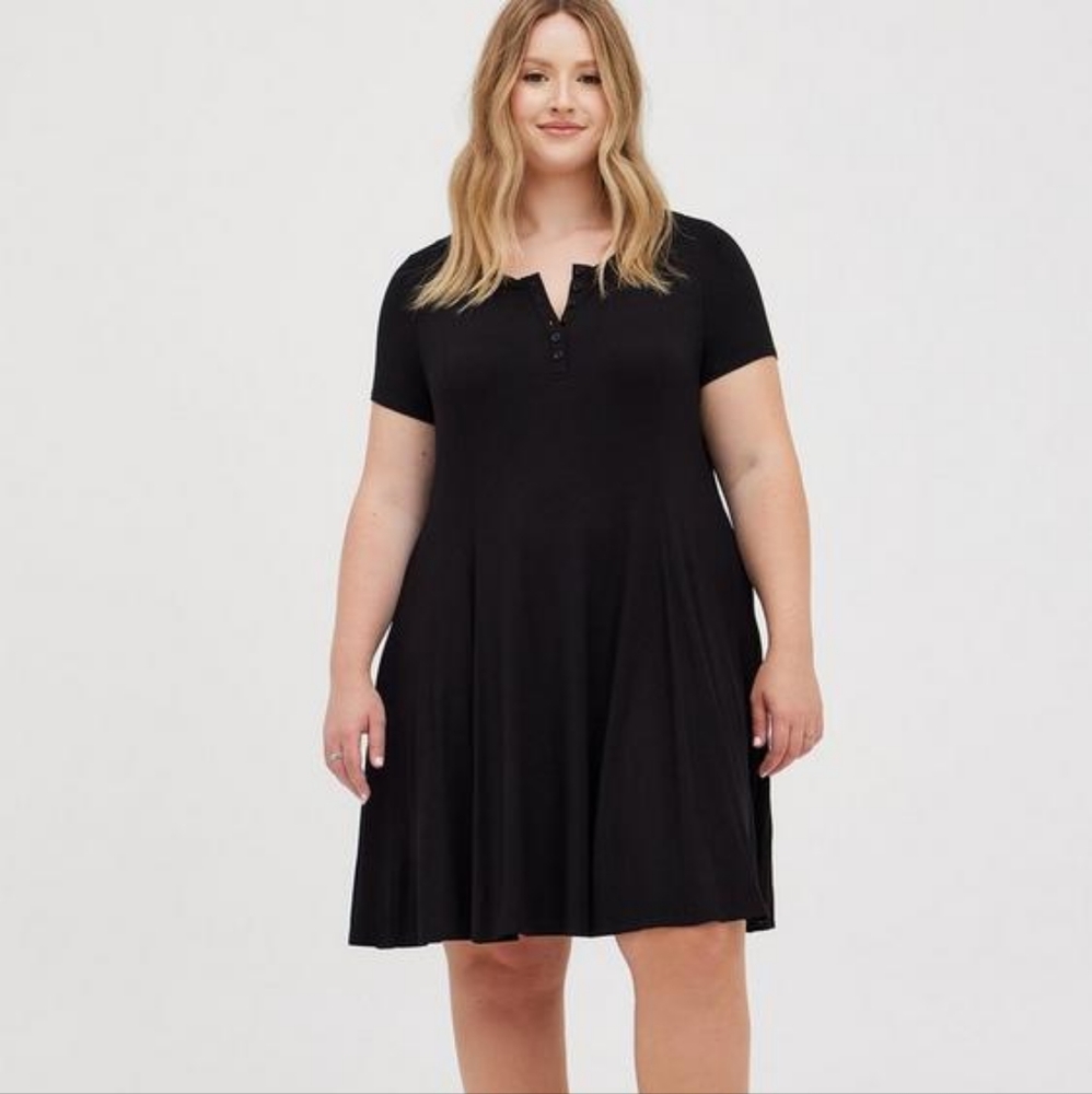 New Torrid Super Soft Knits Black Dress Size L